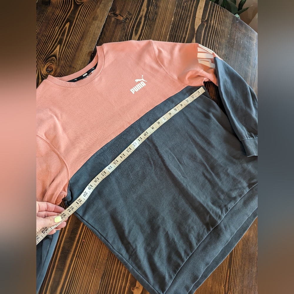 Puma Color Block Sweatshirt Medium - image 3